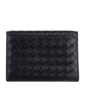 Bottega Veneta Intrecciato Weave Leather Wallet