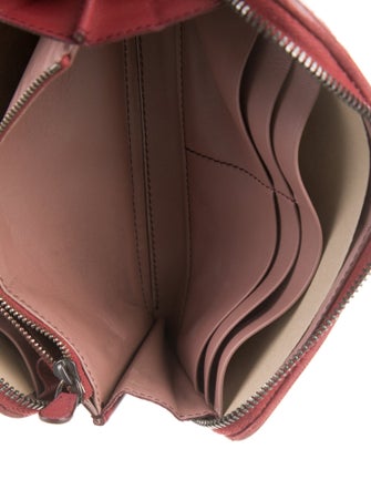 Bottega Veneta Continental Zip Around Intrecciato Weave Continental Wallet