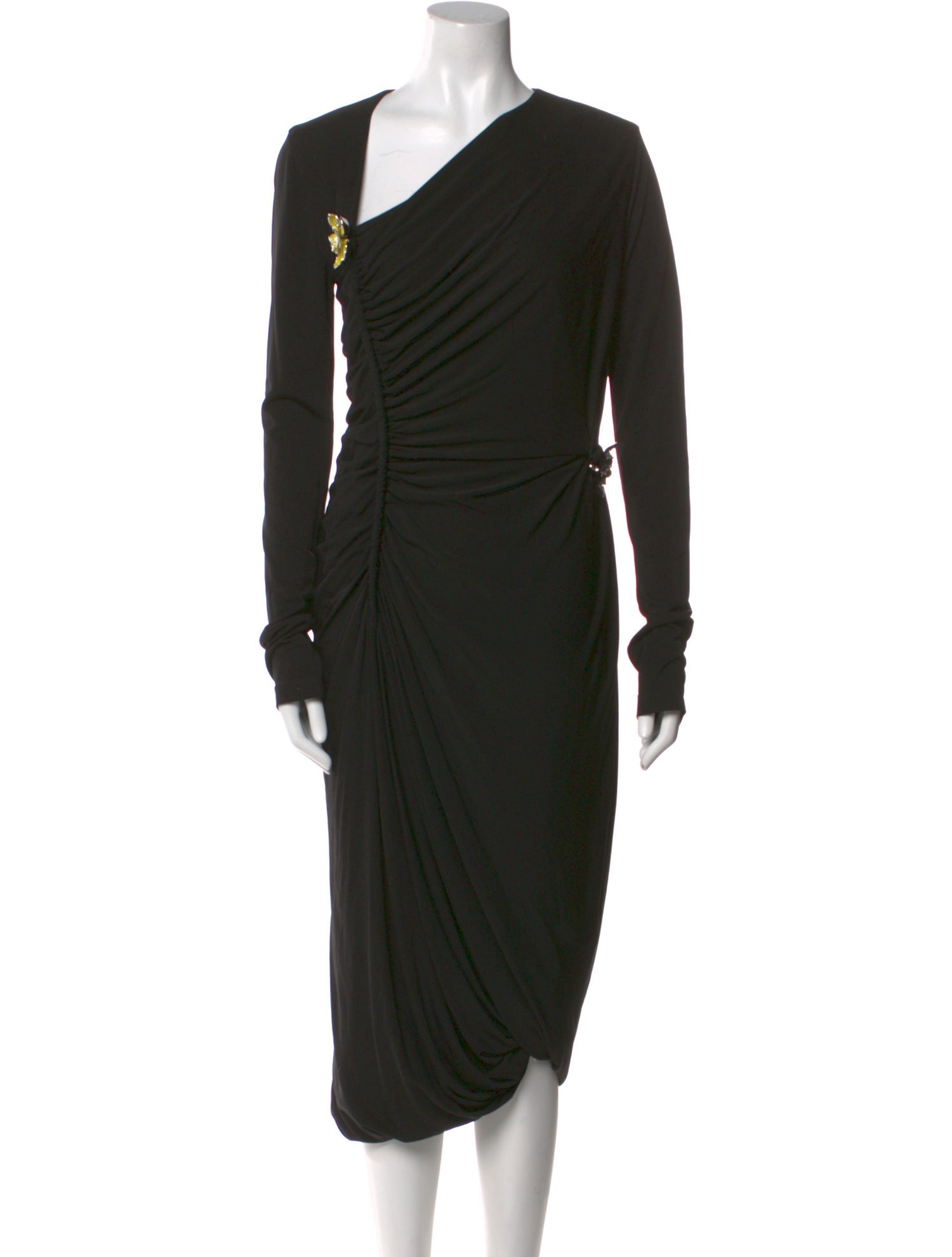 Bottega Veneta One-Shoulder Midi Length Dress