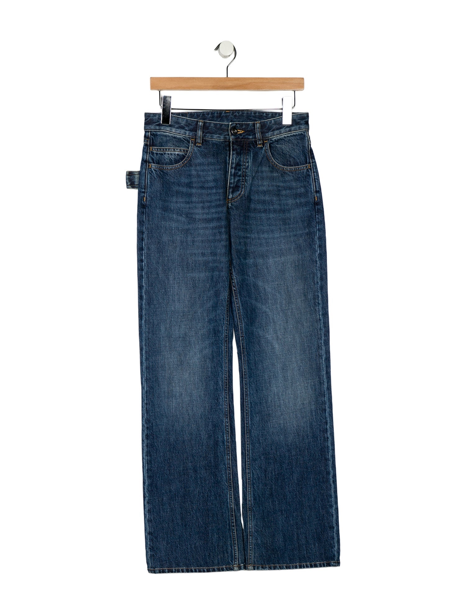 Bottega Veneta Mid-Rise Wide Leg Jeans