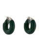 Bottega Veneta Enamel Huggie Hoop Earring
