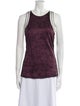 Bottega Veneta Printed Scoop Neck Top