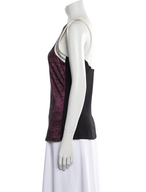 Bottega Veneta Printed Scoop Neck Top