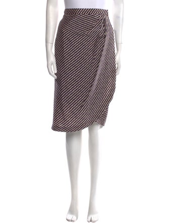 Bottega Veneta Silk Knee-Length Skirt