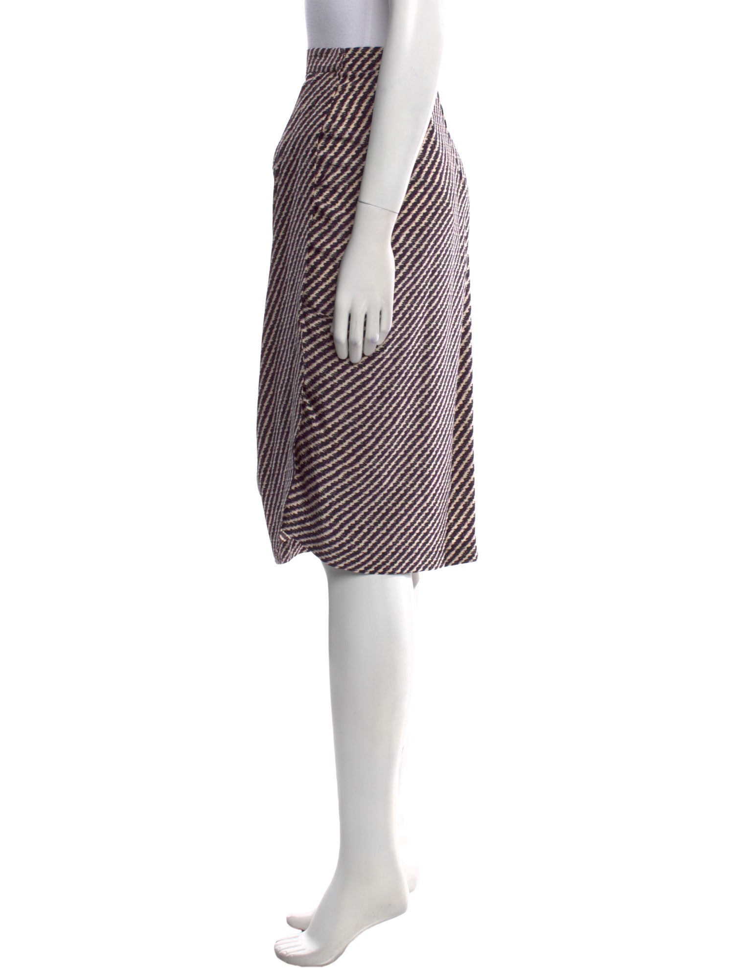 Bottega Veneta Silk Knee-Length Skirt