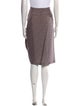 Bottega Veneta Silk Knee-Length Skirt