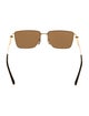 Bottega Veneta Square Tinted Sunglasses