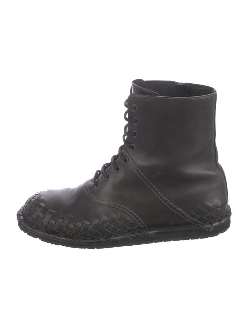 Bottega Veneta Leather Combat Boots