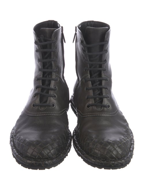 Bottega Veneta Leather Combat Boots