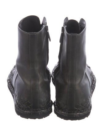 Bottega Veneta Leather Combat Boots