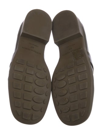 Bottega Veneta Horsebit Accent Patent Leather Loafers