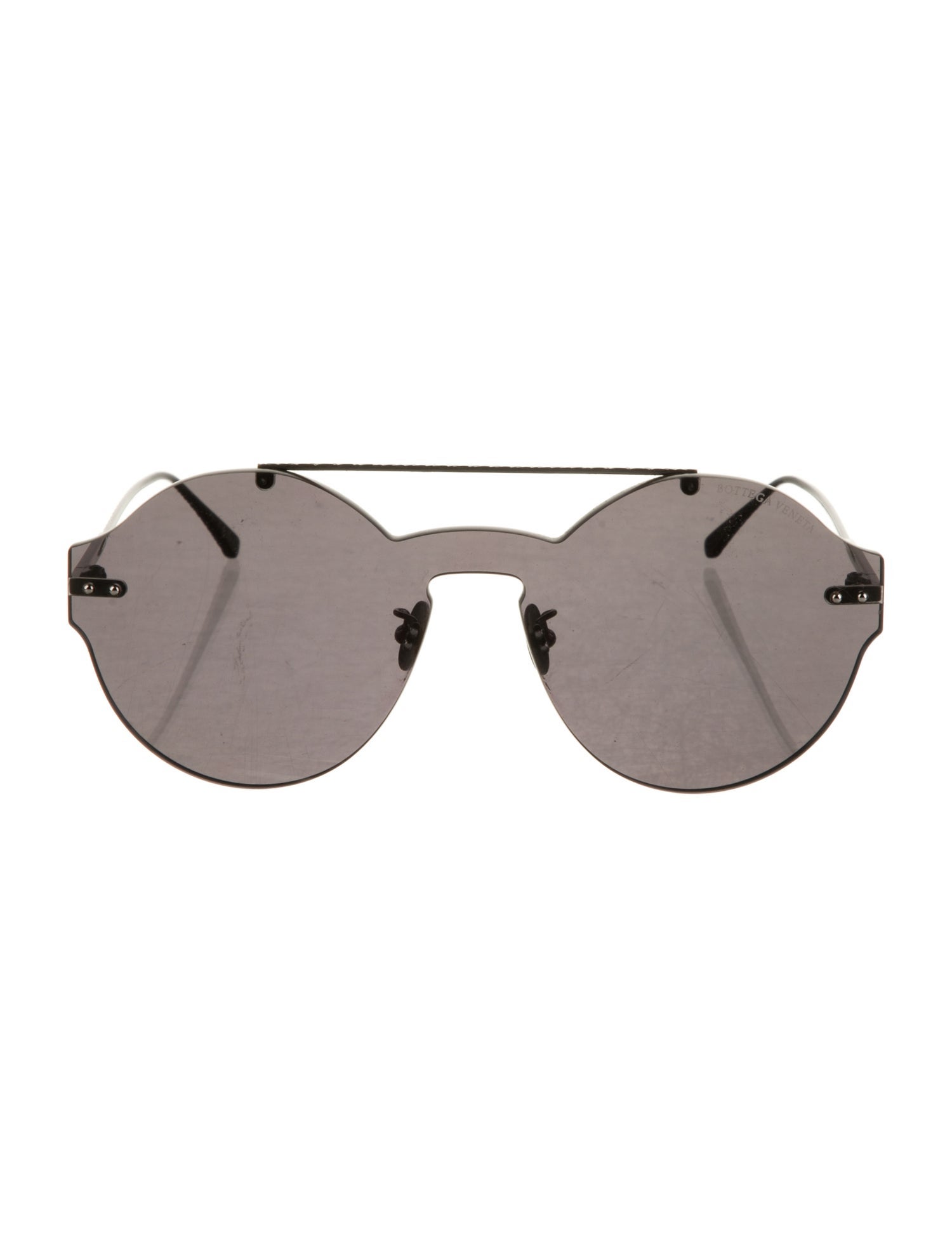 Bottega Veneta Round Tinted Sunglasses