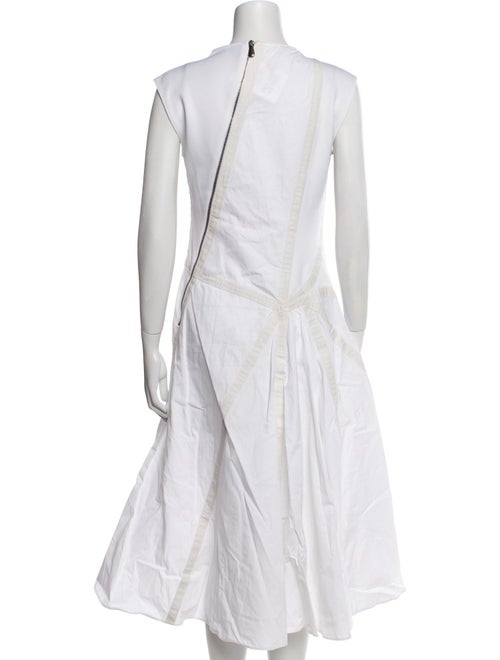 Bottega Veneta Crew Neck Midi Length Dress