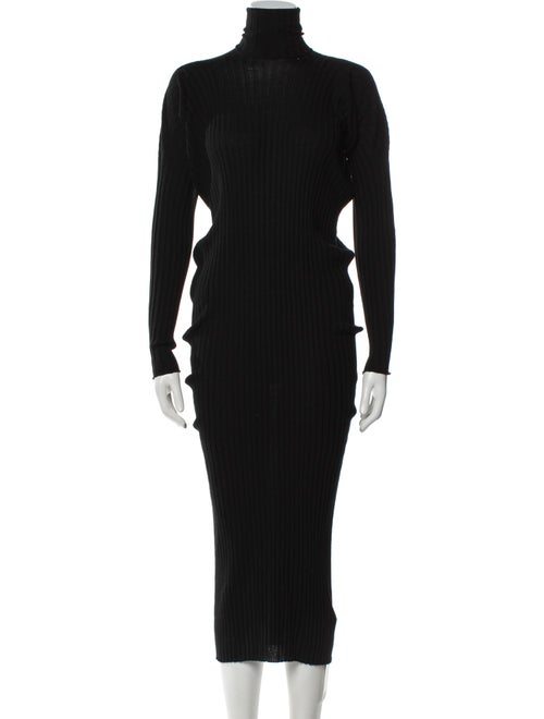 Bottega Veneta Turtleneck Midi Length Dress