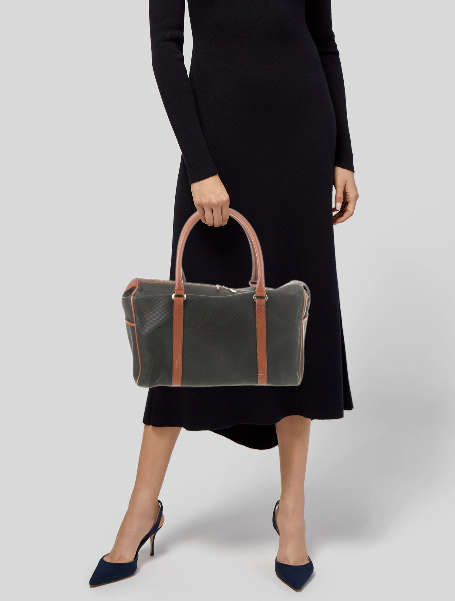 Bottega Veneta Leather Top Handle Bag