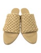 Bottega Veneta Leather Braided Accents Slides