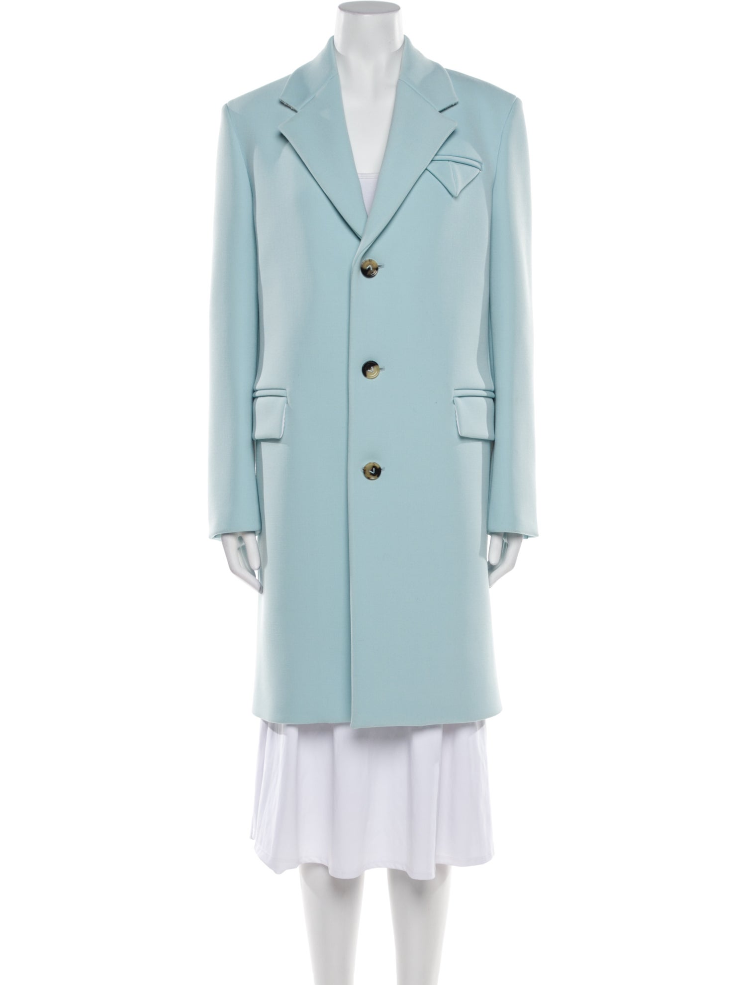 Bottega Veneta 2022 Wool Peacoat