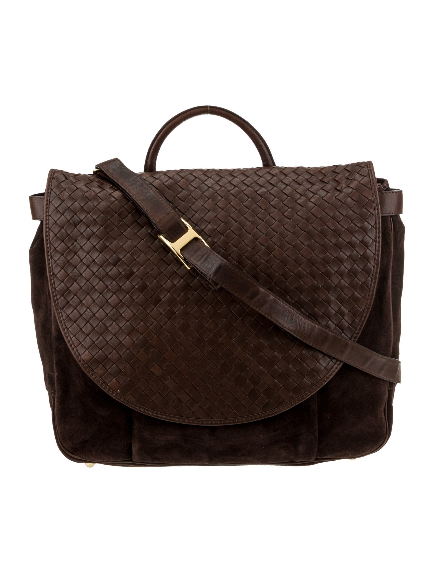 Bottega Veneta Intrecciato Shoulder Bag Vintage