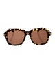 Bottega Veneta Oversize Tinted Sunglasses