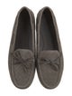 Bottega Veneta Intrecciato Weave Suede Moccasins
