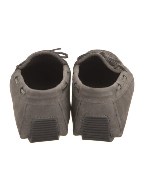 Bottega Veneta Intrecciato Weave Suede Moccasins