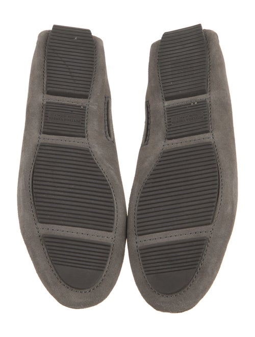 Bottega Veneta Intrecciato Weave Suede Moccasins