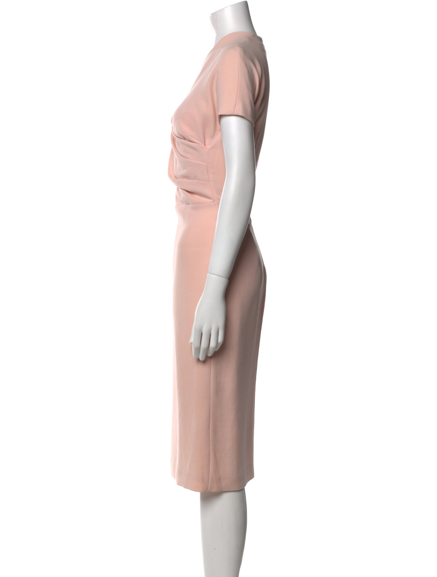 Bottega Veneta V-Neck Midi Length Dress
