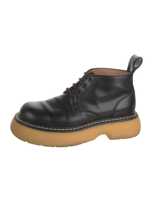 Bottega Veneta Leather Lace-Up Boots