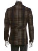 Bottega Veneta Plaid Print Long Sleeve Western Shirt