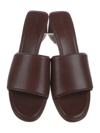 Bottega Veneta Leather Slides