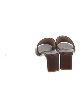 Bottega Veneta Leather Slides