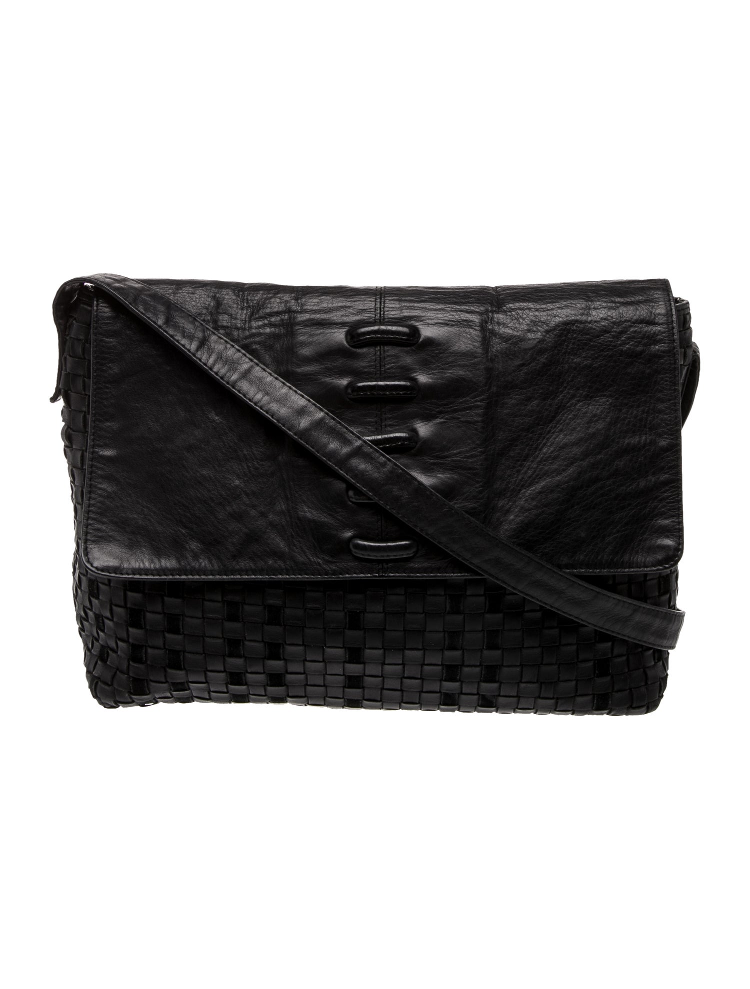 Bottega Veneta Intrecciato Messenger Bag Vintage