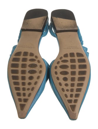 Bottega Veneta Leather Slingback Flats