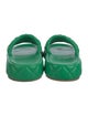Bottega Veneta Quilted Pattern Leather Slides