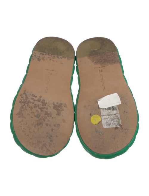 Bottega Veneta Quilted Pattern Leather Slides