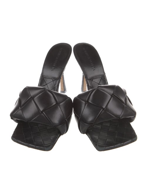 Bottega Veneta Intrecciato Weave Leather Slides