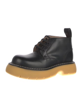 Bottega Veneta Leather Lace-Up Boots