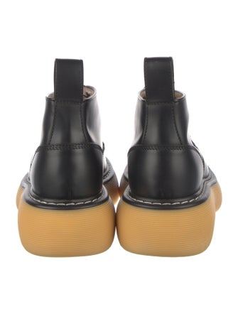 Bottega Veneta Leather Lace-Up Boots