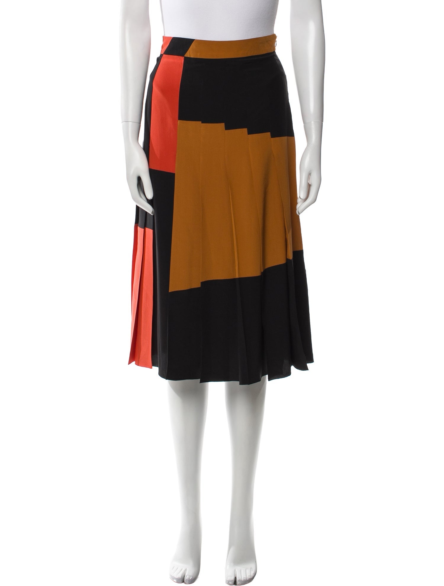 Bottega Veneta Silk Knee-Length Skirt