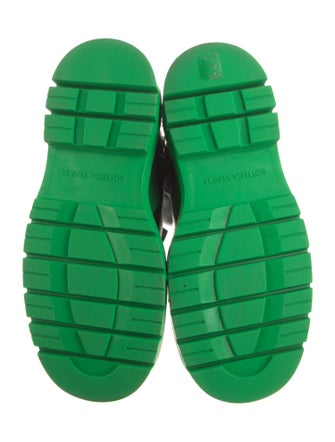 Bottega Veneta Leather Colorblock Pattern Chelsea Boots