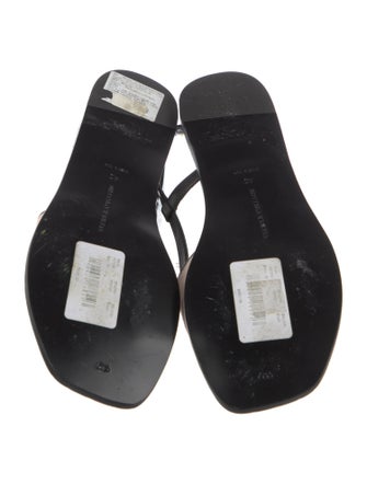 Bottega Veneta Leather Animal Print Slingback Sandals