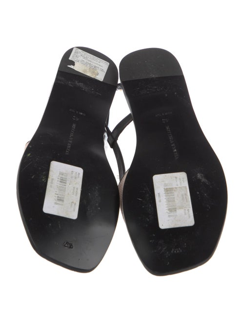 Bottega Veneta Leather Animal Print Slingback Sandals