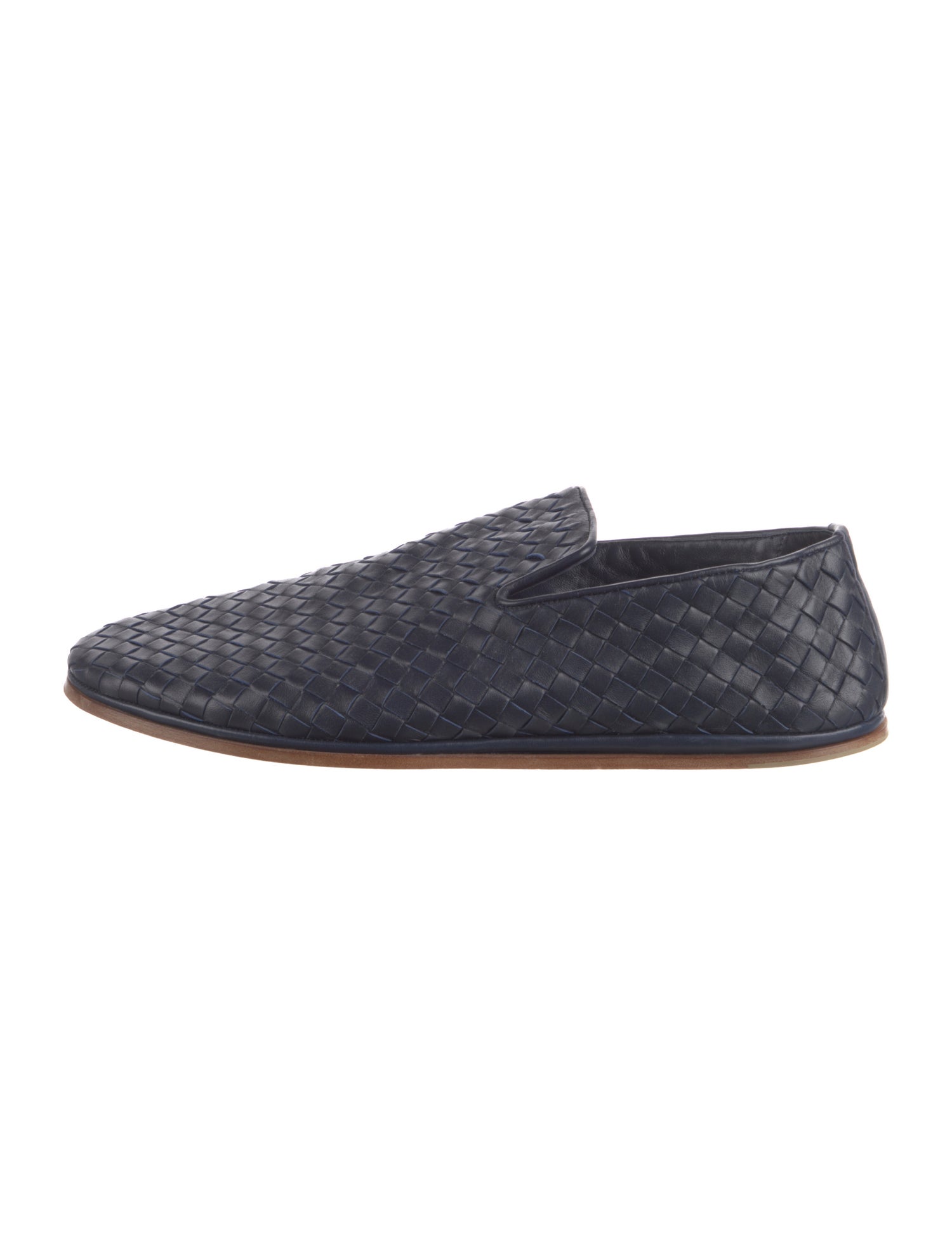Bottega Veneta Intrecciato Weave Leather Loafers