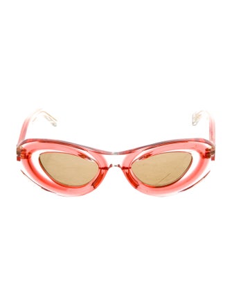Bottega Veneta Cat-Eye Mirrored Sunglasses