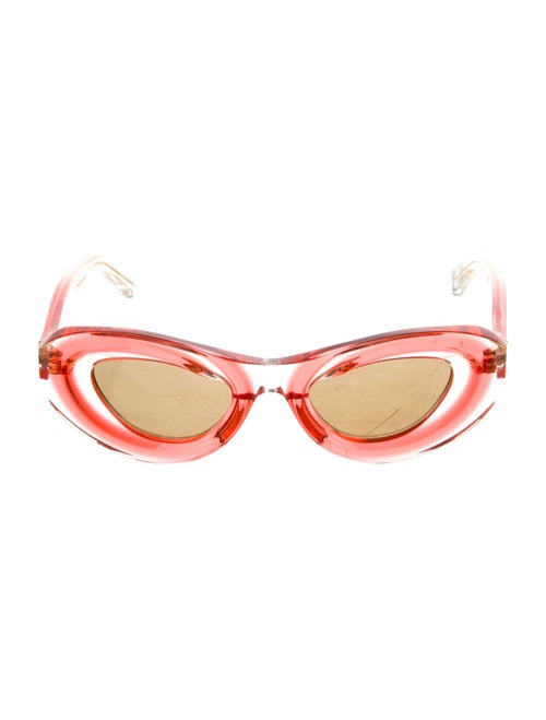 Bottega Veneta Cat-Eye Mirrored Sunglasses