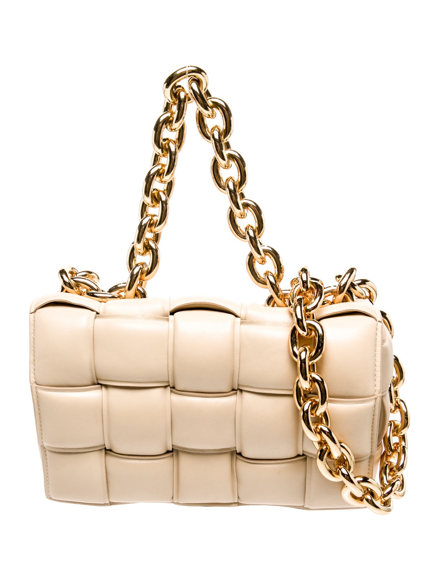 Bottega Veneta Leather Chain Padded Cassette Small