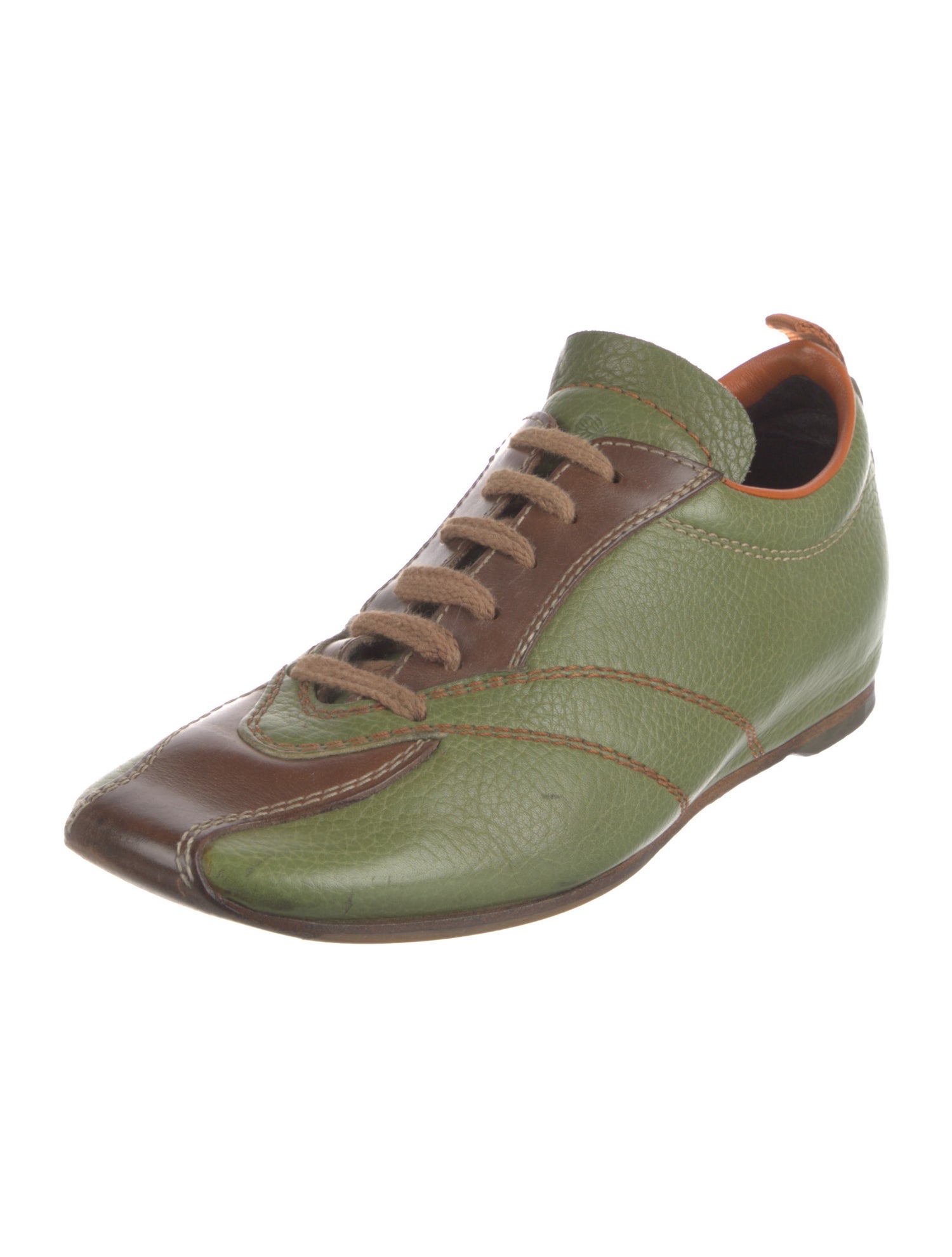 Bottega Veneta Vintage Leather Sneakers