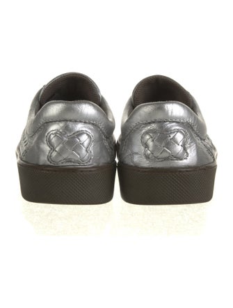 Bottega Veneta Intrecciato Weave Leather Sneakers
