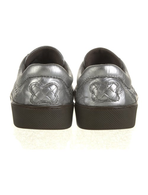 Bottega Veneta Intrecciato Weave Leather Sneakers