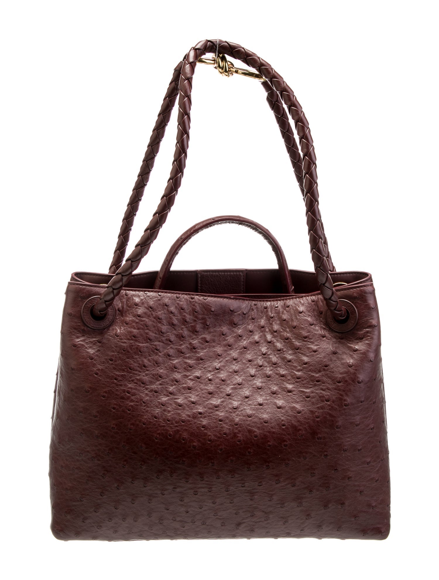 Bottega Veneta Ostrich Andiamo Medium